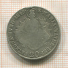 20 крейцеров. Австрия 1848г