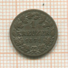 1 крейцер. Бавария 1871г