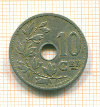 10 сантимов. Бельгия 1904г