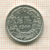 1/2 франка. Швейцария 1948г