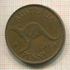 1 пенни. Австралия 1948г