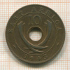 10 центов. Восточная Африка 1943г
