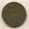 1/2 пенни. Великобритания 1905г