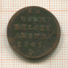 1 лиард. Австрийские Нидерланды 1745г