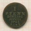 1 пфенниг. Гослар 1764г