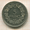 5 франков. Франция 1933г