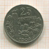 25 сантимов. Франция 1904г