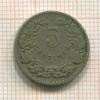 5 сантимов. Люксембург 1908г