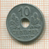 10 сантимов. Франция 1943г