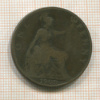1 пенни. Великобритания 1900г