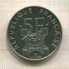 5 франков. Франция 1989г