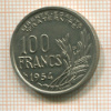 100 франков. Франция 1954г