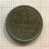 1 цент. Нидерланды 1929г