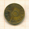 10 франкенов. Саарланд 1954г