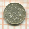 50 сантимов. Франция 1919г