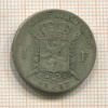 1 франк. Бельгия 1887г
