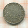 1 франк. Франция 1916г