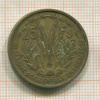 25 франков. Французская Западная Африка 1956г