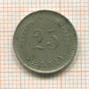 25 пенни. Финляндия 1921г