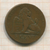 5 сантимов. Бельгия 1834г