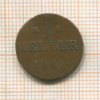 1 геллер. Франкфурт 1821г