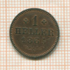1 геллер. Франкфурт 1865г
