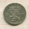2 стивера. Голландия 1764г