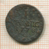 1 пфенниг. Саксония 1778г