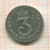 3 пенса. Англия 1763г