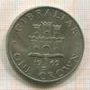 1 крона. Гибралтар 1969г