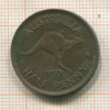 1/2 пенни. Австралия 1950г