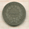 1 франк. Франция 1849г