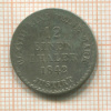 1/12 талера. Ганновер 1842г