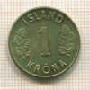 1 крона. Исландия 1973г