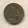 5 бутут. Гамбия 1971г