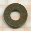 1 пайса.  Индия 1944г