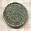 2 франка. Французская Экваториальная Африка 1948г