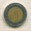 1 песо. Мексика 1994г