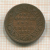 1/4 анны. Индия 1875г