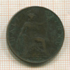 1/2 пенни. Великобритания 1907г