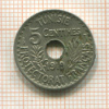5 сантимов. Тунис 1919г