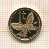 1 тоа. Папуа-Новая Гвинея. ПРУФ 1975г
