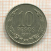 10 песо. Чили 1978г