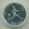 10000 вон. Корея. ПРУФ 1986г