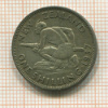1 шиллинг. Новая Зеландия 1937г