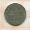 1/12 талера. Ганновер 1843г