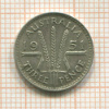 3 пенса. Австралия 1951г