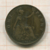 1 пенни. Великобритания 1917г