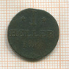1 геллер. Франкфурт 1819г