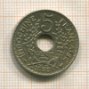 5 сантимов. Французский Индокитай 1939г